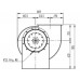 Centrifugal RVS AISI 316 BPR 502E T6 0.37kW