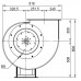 Centrifugal Fan BPR 402A T2 4kW