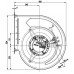 EC centrifugal fan D3G318-AA35-01